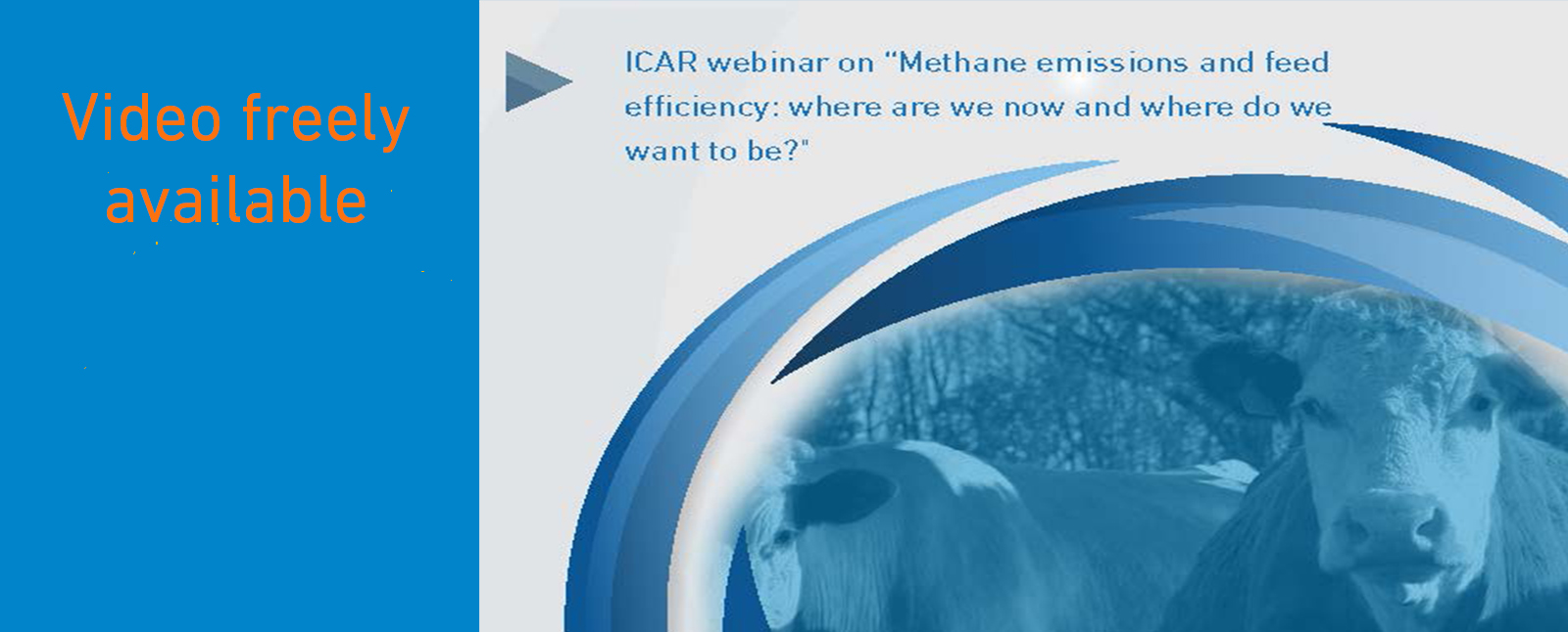 Webinar on “Methane emissions and feed efficiency”